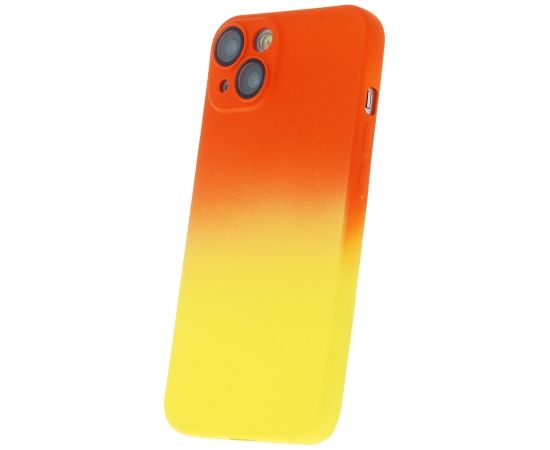 Fusion Neogradient 1 case silikona aizsargapvalks Apple iPhone 11 oranžs dzeltens