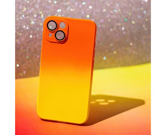 Fusion Neogradient 1 case silikona aizsargapvalks Apple iPhone 11 oranžs dzeltens