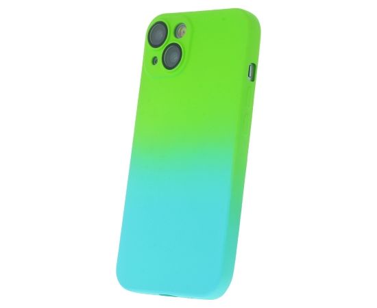 Fusion Neogradient case 3 силиконовый чехол для Samsung A145 Galaxy A14 4G | 5G зеленый голубой