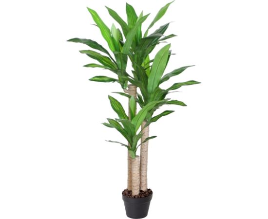 Искусственное дерево DRACAENA H125см, чёрный горшок