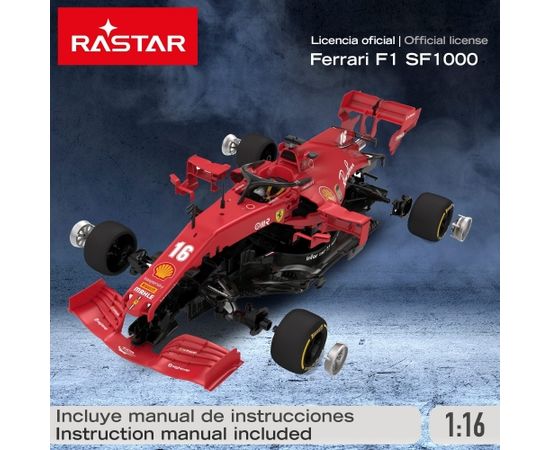 Rastar Radio vadāmā mašīna Konstruktors Ferrari F1 SF1000 1:16 8+ CB46982