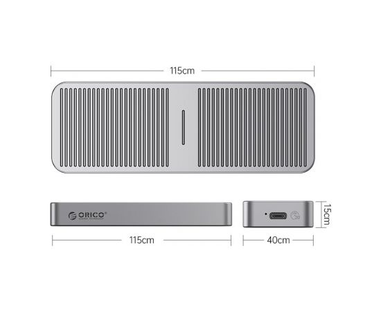 ORICO ENCLOSURE SSD M.2 NVME 20 GBPS