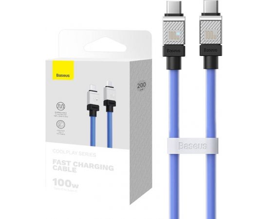 Cable USB-C do USB-C Baseus CoolPlay 100W 2m (blue)