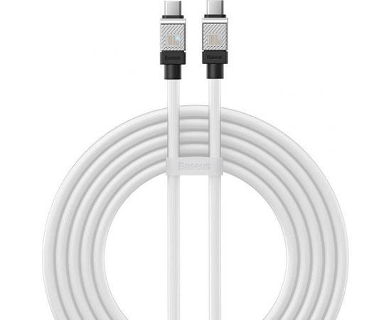 Cable USB-C do USB-C Baseus CoolPlay 100W 2m (white)