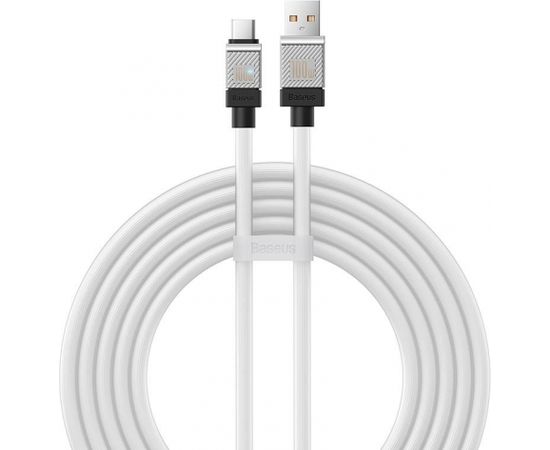 Cable USB do USB-C Baseus CoolPlay 100W 2m (white)