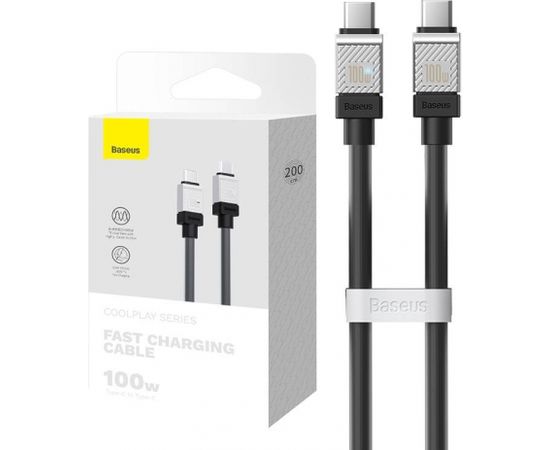 Cable USB-C do USB-C Baseus CoolPlay 100W 2m (black)