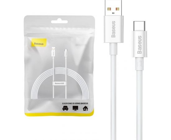 Cable USB do USB-C Baseus Superior 100W 2m (white)