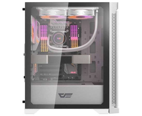 Darkflash DK361 computer case + 4 fans (white)