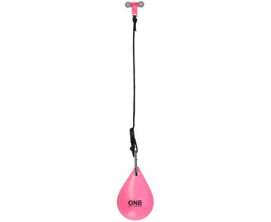 Komplekts HULA HOOP OHA02 PINK WITH WEIGHT ONE FITNESS + WAIST SUPPORT BR160