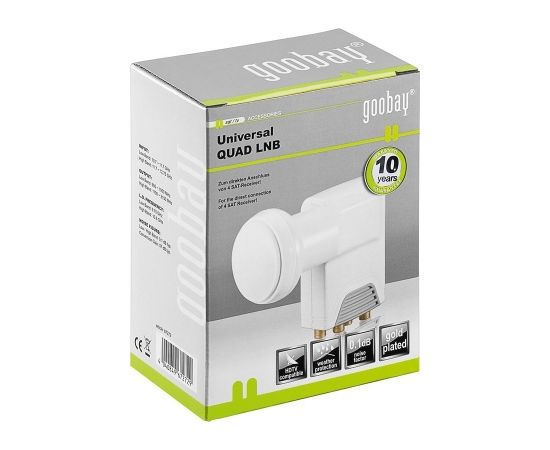 goobay Quad Universal LNB 0,1dB