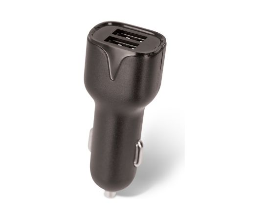 Maxlife MXCC-01 car charger 2x USB 2.4A black + USB-C cable