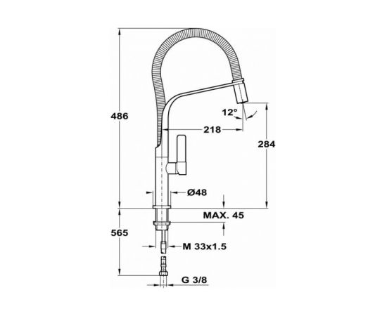 Tap Teka FO 997 white