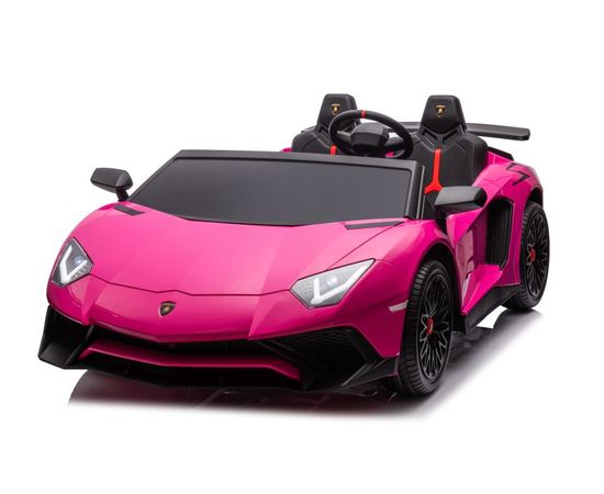 Lamborghini XXL A8803 elektromobilis, rozā krāsā