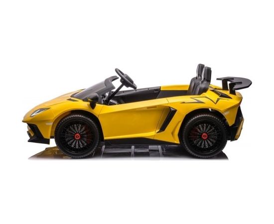 LEAN CARS Lamborghini XXL  A8803 elektriskais auto bērniem, dzeltens