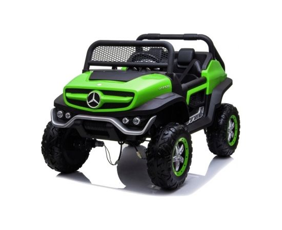 Lean Sport Mercedes Unimog bērnu elektromobilis zaļš