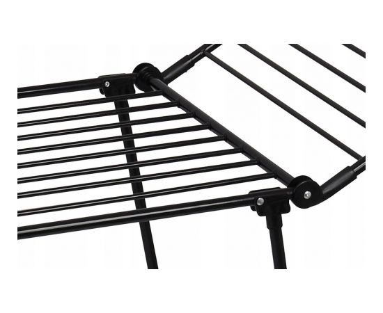 Promis AMALFI foldable laundry drying rack, black