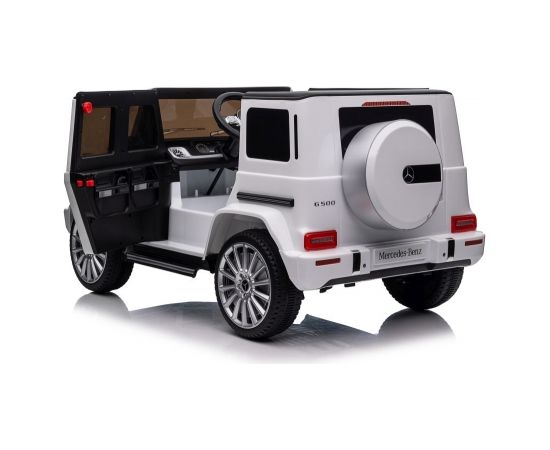 Lean Cars Battery Vehicle Mercedes G500 White 4x4