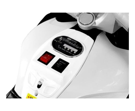 Lean Cars Electric Ride-On Police Motorbike YSA021A White-Black