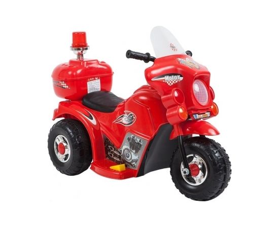 Lean Cars LL999 Electric Ride-On Motorbike Red