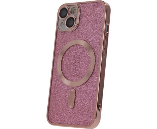 Mocco Glitter Chrome MagSafe Case Силиконовый Чехол для Apple iPhone 14 Pro