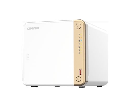 QNAP 4-Bay desktop NAS 	TS-464-8G N4505 2-core, Processor frequency 2.9 GHz, 4 GB, 1 x HDMI 2.0, 2x M.2 2280 PCIe slots, 2x USB 2.0 port, 2x USB 3.2 Gen 2 (10Gbps)