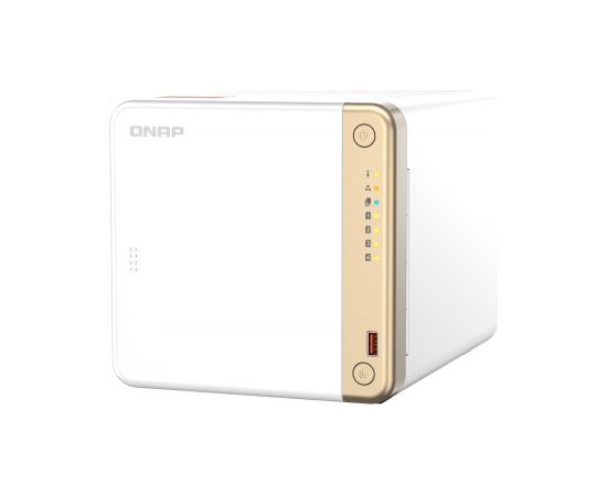 QNAP 4-Bay desktop NAS 	TS-464-8G N4505 2-core, Processor frequency 2.9 GHz, 4 GB, 1 x HDMI 2.0, 2x M.2 2280 PCIe slots, 2x USB 2.0 port, 2x USB 3.2 Gen 2 (10Gbps)