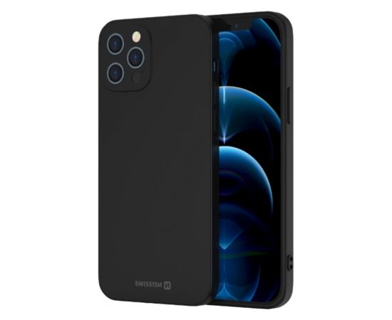 Swissten Soft Joy Silikona vāciņš priekš Apple iPhone 11 Pro Max Black