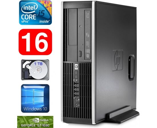 HP 8100 Elite SFF i5-650 16GB 1TB GT1030 2GB DVD WIN10