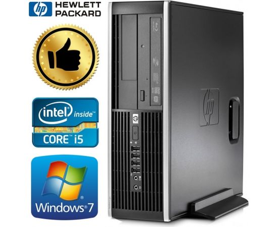 HP 8100 Elite SFF i5-650 8GB 240SSD+250GB GT1030 2GB DVD WIN7Pro