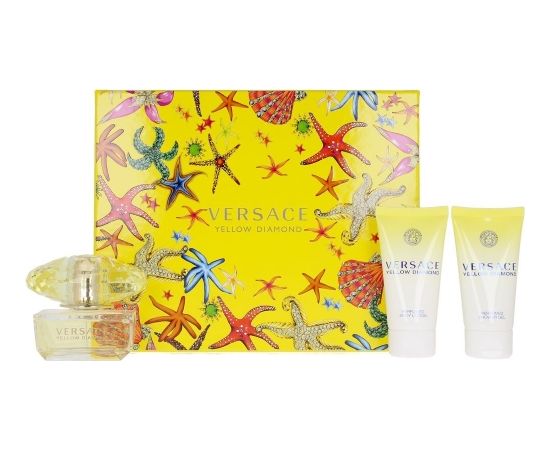 Versace Yellow Diamond Giftset 50ml EDT + 50ml Showe Gel + 50ml Body Lotion