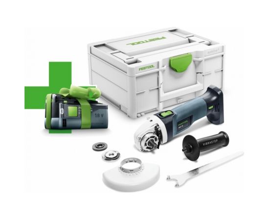 Akumulatora leņķa slīpmašīna Festool AGC 18-125 EB-Basic-5,0;