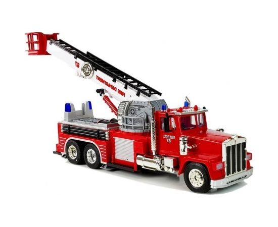 Import Leantoys Firetruck Extendable Rotary Ladder R / C Sound Light Siren