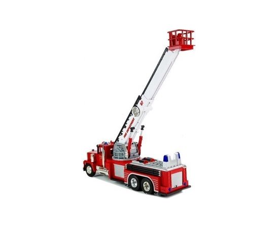 Import Leantoys Firetruck Extendable Rotary Ladder R / C Sound Light Siren