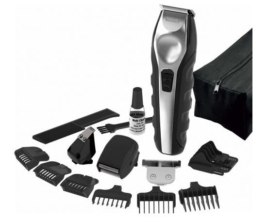 Wahl 09888-1216 beard trimmer Black, Stainless steel