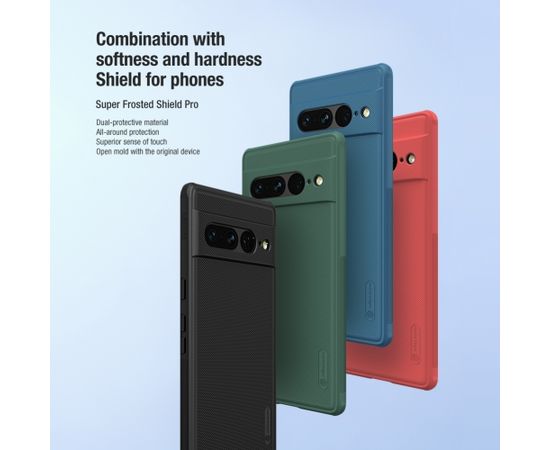 Nillkin Super Frosted PRO Back Cover for Google Pixel 7 Pro Red