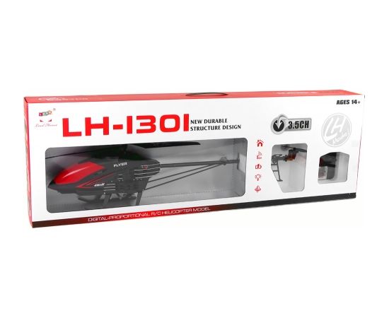 Import Leantoys LH-1301 2.4G Remote Controlled Helicopter Black