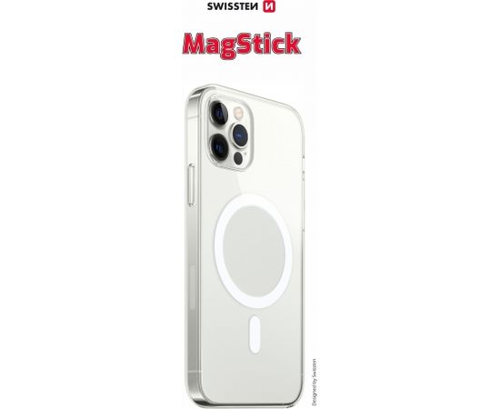 Swissten Clear Jelly MagStick Back Cace Защитный Чехол для Apple iPhone 15