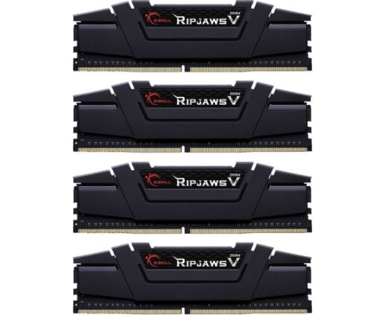 G.Skill DDR4 - 32GB -4000 - CL - 18 - Quad Kit, Ripjaws V (black, F4-4000C18Q-32GVK)