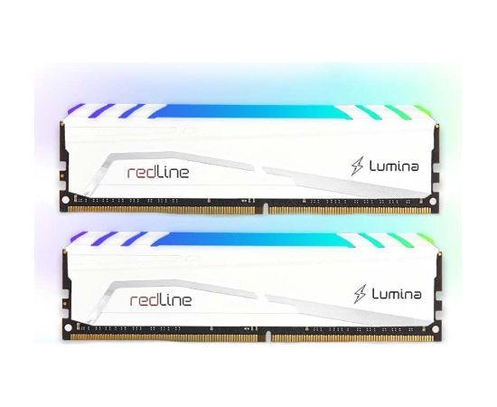 Mushkin 32 GB DDR4-3200 Kit, memory (white, MLB4C320EJJP16GX2, Redline Lumina White, XMP)