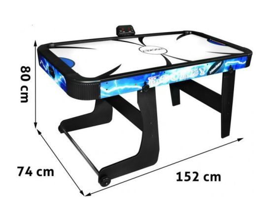 Gaisa hokeja galds 152x74x76 cm.