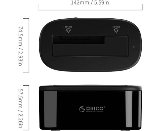 Orico HDD/SSD Docking Station 3.5/2.5" USB-B 3.0