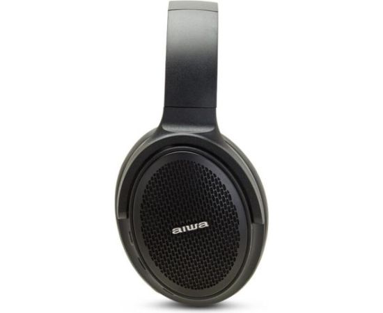 AIWA HST-250BT Bluetooth On-Ear Headphone with HyperBass, Black EU