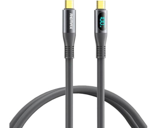 Cable USB-C USB-C Remax Zisee, RC-C032, 1,2m, 100W, (grey)