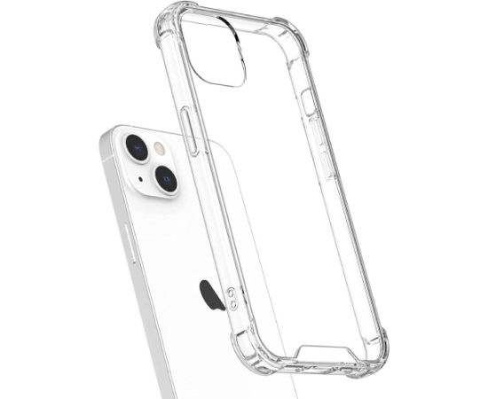 Fusion anti shock 1.5 mm silikona maciņš Apple iPhone 15 caurspīdīgs