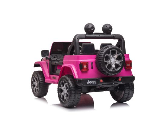 Lean Cars Pojazd na Akumulator Jeep Wrangler Rubicon DK-JWR555 Różowy