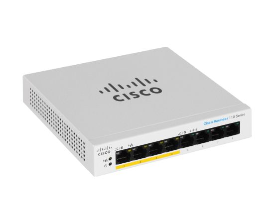 Cisco CBS110-8PP-D Unmanaged L2 Gigabit Ethernet (10/100/1000) Power over Ethernet (PoE) Grey