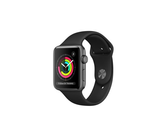 Apple Watch Series 3 42mm Aluminium GPS - Space Gray (Atjaunināts, stāvoklis labi)