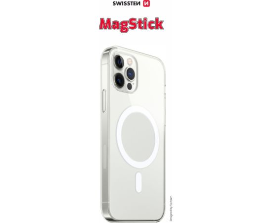 Swissten Clear Jelly MagStick Back Cace Защитный Чехол для Apple iPhone 15 Pro Max