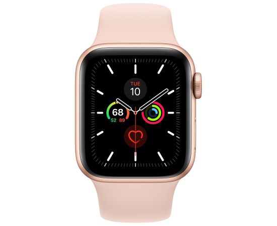 Apple Watch Series 5 40mm Aluminium GPS+Cellular - Gold (Atjaunināts, stāvoklis Ļoti labi)