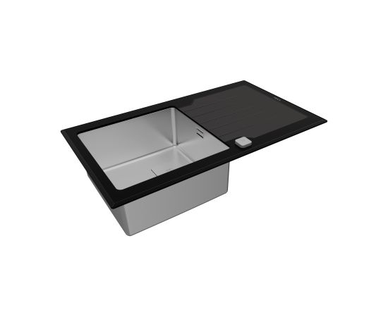 Sink Teka Diamond RS15 1B 1D black